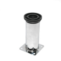 Kapsan Metal Plinth Leg Chrome Cap:38 Mm H:10 Cm - Kapsan