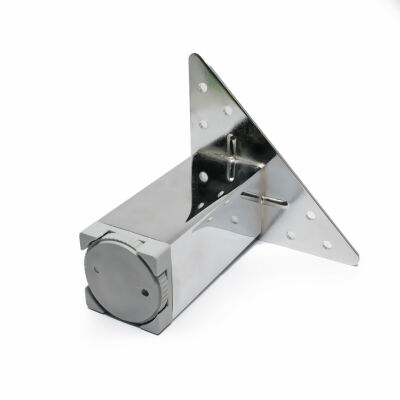 Kapsan Metal Plinth Leg Chrome Cap:40X40Mm H:10Cm0 - 4