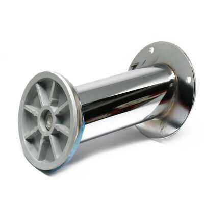 Kapsan Metal Plinth Leg Chrome Curved Diameter:42Mm H:10Cm - 2