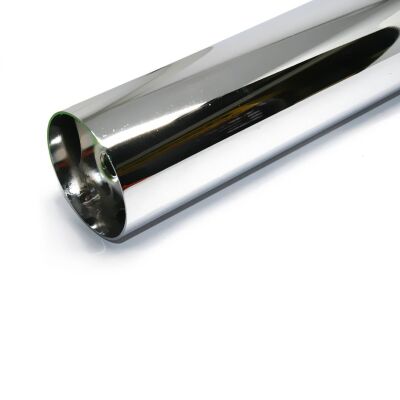 Kapsan Metal Raf Bağlantı Ayağı Parçası Krom Ø:51mm H: 45cm - 1