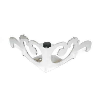 Kapsan Metal Seat Leg Chrome Patterned H: 70 Patterned - 1