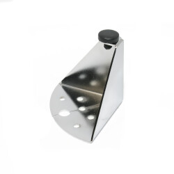 Kapsan Metal Sofa Leg Chrome Triangle Sheet Metal Furniture Leg H:65Mm - Kapsan