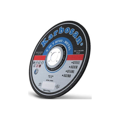 Karbosan Depressed Center Metal Cutting Disc 230x3.0x22.23 mm A 36 BF80 - 1