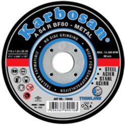 Karbosan Fiber Disc Nk 60 Sand 180X22 - Karbosan