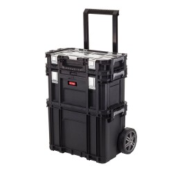 Keter 17203038 Connect Smart Rolling Organizerli 3 Katlı Tekerlekli Takım Çantası - Keter Takım Çantaları