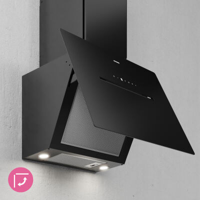 Kügerr D8 Plus Range Hood 60cm Black (UP1G) - 2