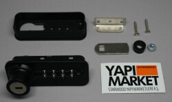 Lehmann Çoklu Şifreli Dolap Kilidi (Normal Dilli, Sağ tarafa açılan kapaklar için) - Lehmann