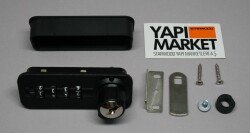 Lehmann Sabit Şifreli Dolap Kilidi (Normal Dilli, Sağ tarafa açılan kapaklar için) - Lehmann