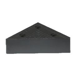 Mc 045 Plastik MC036.06 Üçgen Ayak 3cm Siyah - 1