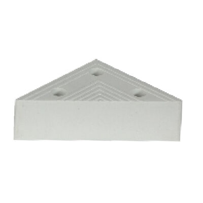 Mc Plastic Triangle Furniture Leg 3 cm Height White - 1