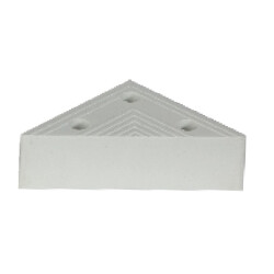 Mc Plastic Triangle Furniture Leg 3 cm Height White - Mc
