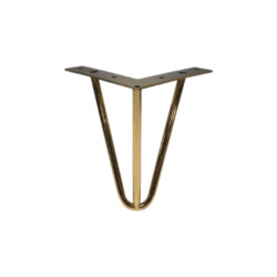Mc Plastik MC111-61 Seagull Furniture Leg 15 cm Gold Color - 1