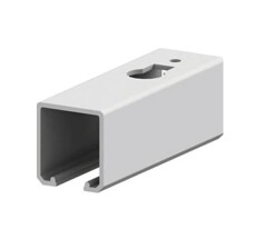 Mepa Al 40C Series Top Sliding Door Rail Aluminum - 2 Meters - 1