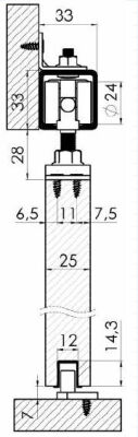 Mepa Hsk 80 Sliding Door Mechanism - 5