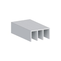 Mepa Sc.90 Series Aluminum Upper Guide Rail Anodized - 3 Meters - Mepa