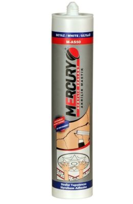Apel AS55 Mercury Akrilik Mastik 500 Gr Beyaz - 1