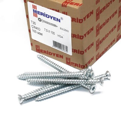 Meridyen Buldeks Vida 7.5x100 (100 Adet) - 2