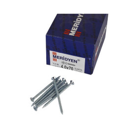 Meridyen Chipboard Screw 4.0X70 (200 Pieces) - Meridyen