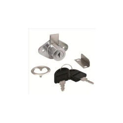 Meridyen Oval Drawer Lock 106x22 mm - Meridyen