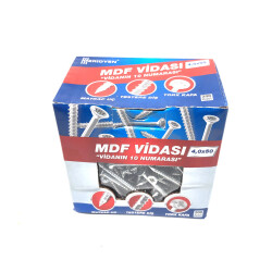 Meridyen Screw Mdf 4X50 200 Pieces - Meridyen