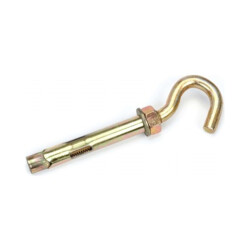 Meridyen Steel Sleeve Anchor with Open Hook 10mm - 1