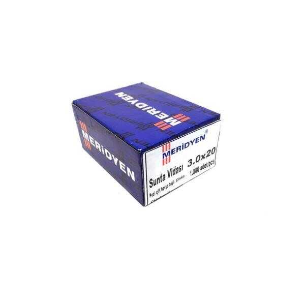 Meridyen Sunta Vidası 3.0x20 (1000 Adet)