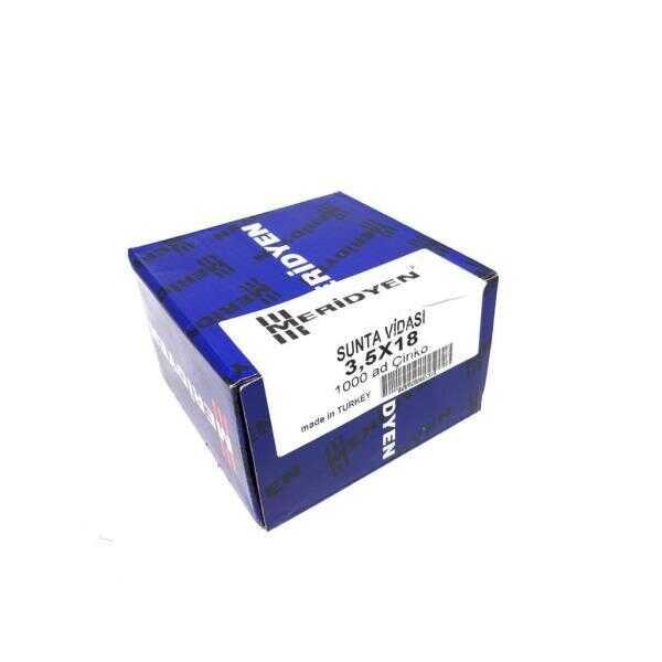 Meridyen Sunta Vidası 3.5x18 (1000 Adet)