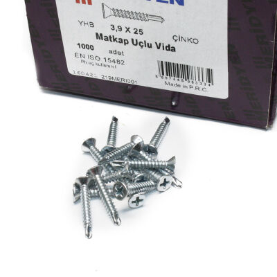 Meridyen Y.H.B. Self Drilling Screw 3.9X25 (1000 Pieces) - 2