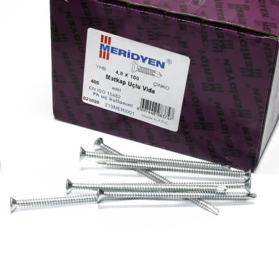 Meridyen Y.H.B. Self Drilling Screw 4.8X100 (400 Pieces) - 2