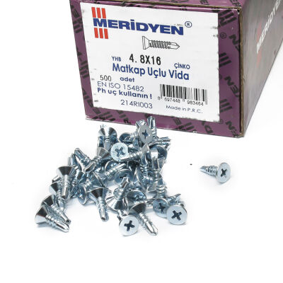 Meridyen Y.H.B. Self Drilling Screw 4.8X16 (500 pcset) - 2