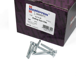 Meridyen Y.H.B. Self Drilling Screw 4.8X45 (500 Pieces) - 2
