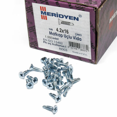 Meridyen Y.H.B. Self Drilling Screw 4.2X16 (1000 Pieces) - 2