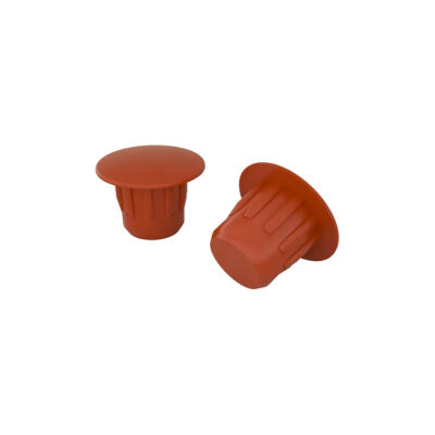Mesan 5mm Plastic Screw Cover Cap Oak Color - 1