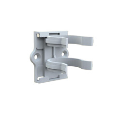 Mesan Ahşap Baza Profil Klipsi Beyaz Çiftli - Mesan