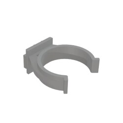 Mesan Aluminium Profile And Plastic Plinth Clip White - Mesan