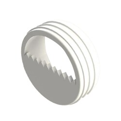 Mesan Askı Plastiği Beyaz 30mm - Mesan