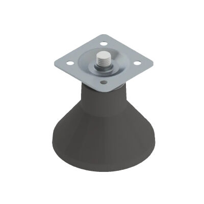 Mesan Ayak Vazo Siyah - 1