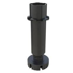 Mesan Base Leg Hector 10Cm 5 Beams Black - Mesan