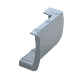 Mesan Dolap Askı Elemanı Kapağı Creox Sol Gri - Mesan