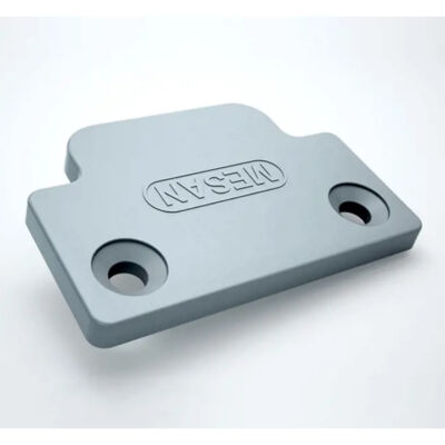 Mesan Flat White Profile End Cap - 1