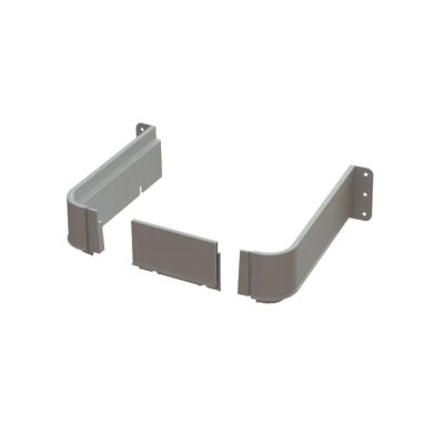 Mesan New Generation Plastic Floor Drain Cover Grey 200mm - 1