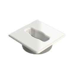 Mesan Square Cable Trunking White - Mesan
