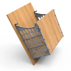 Mesan White Plastic Laundry Rack - 1