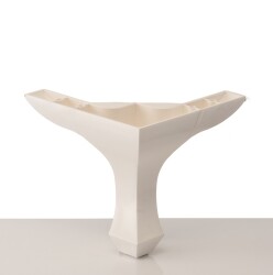 Mesir Plastic Leg Lukens 14Cm White (Mesir) - Mesir