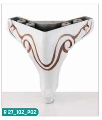 Mesir Plastic Leg Sultan Model 16Cm Light Brown Wood - 1