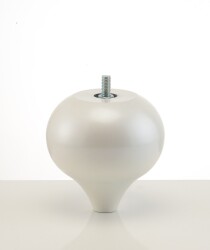 Mesir Plastik Ayak Damla 10 cm Beyaz - 1