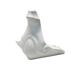 Mesir Plastik Ayak Sultan 16 cm Beyaz - 1