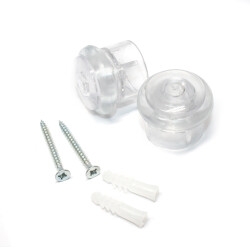 Metali Kapı Tamponu 35mm Plastik - 1