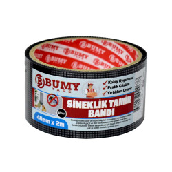 Metfix Sineklik Tamir Bandı 48mmx2mt Siyah - Bumy