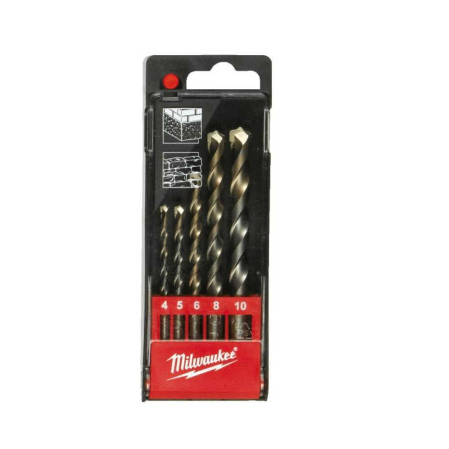 Milwaukee Beton Matkap Ucu 5li Set 4.5.6.8.10mm